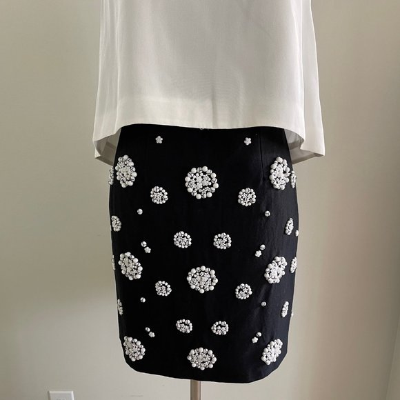 Tibi Double Layer Shell Beaded Dress - Picture 3 of 16